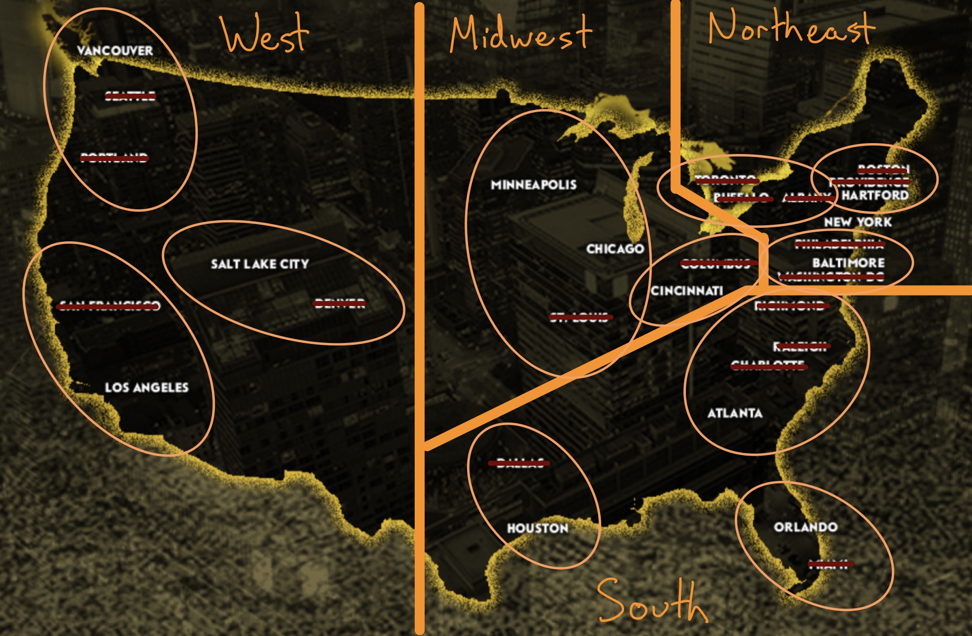 Picking the PLL Cities alspur